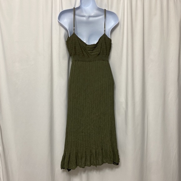 Sabatini White tie front pleated dress size medium - Picture 4 of 7